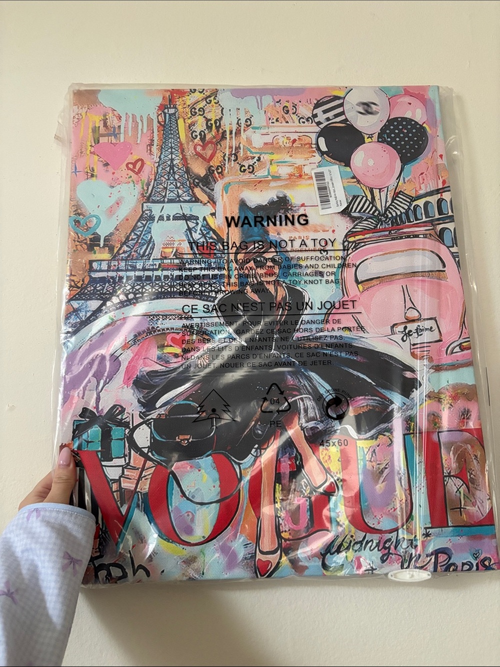 Banksy inspired Paris 16x20 Pop Art Canvas Print